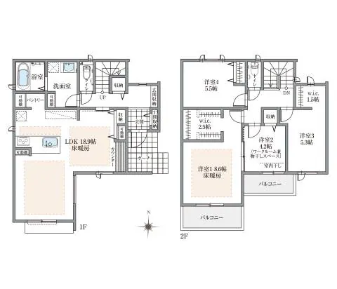 No.2 間取り図