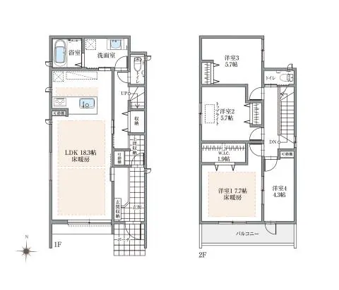 No.5 間取り図