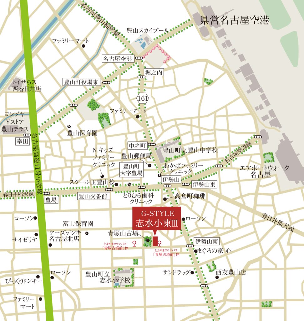 G-STYLE志水小東Ⅲ<br> 現地案内図