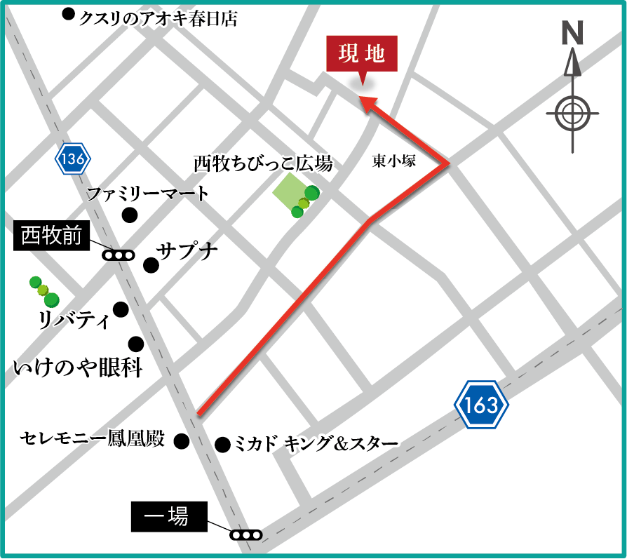G-STYLE清洲駅東<br>-エキチカプロジェクト- 現地案内図2