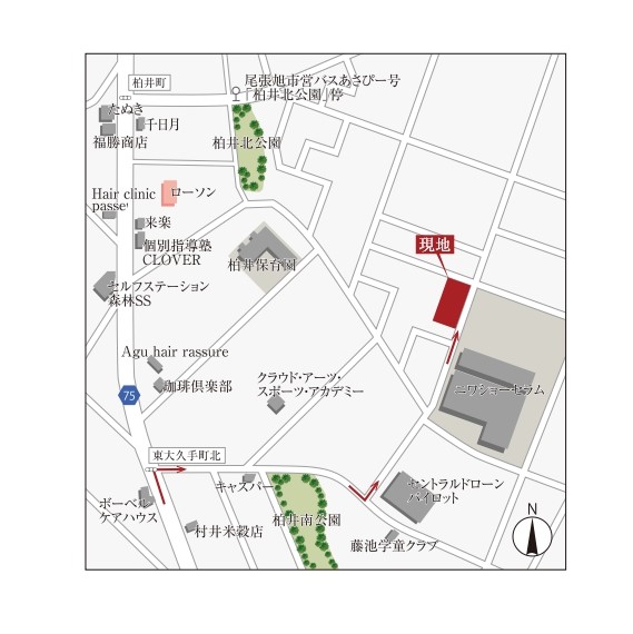 G-STYLE三郷ヒルズ-三郷駅再開発で始まる新しい街- 現地案内図2