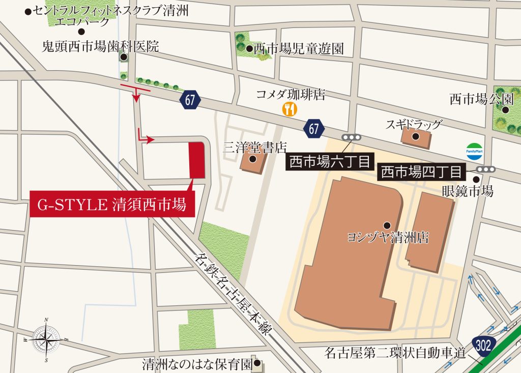 G-STYLE清須西市場 現地案内図2