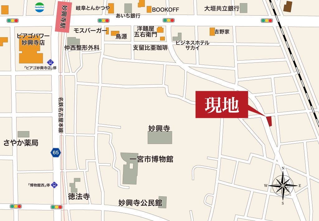 G-STYLE妙興寺駅東 現地案内図2