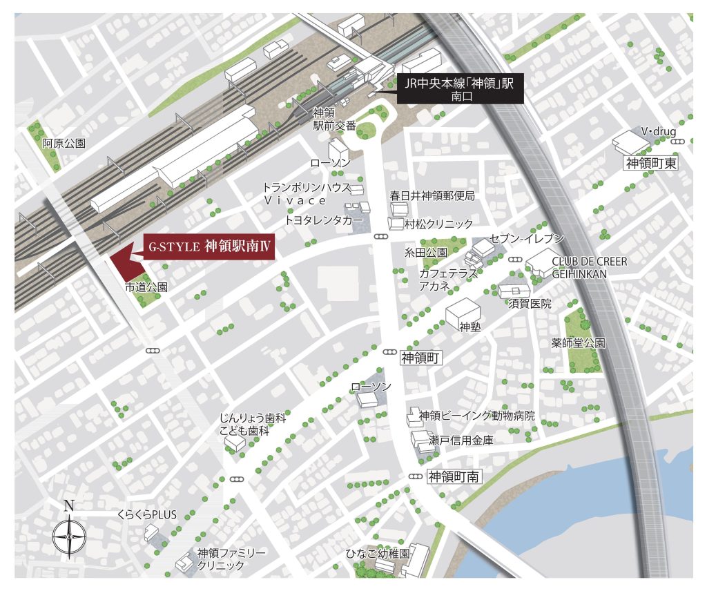 G-STYLE神領駅南Ⅳ(仮) 現地案内図2