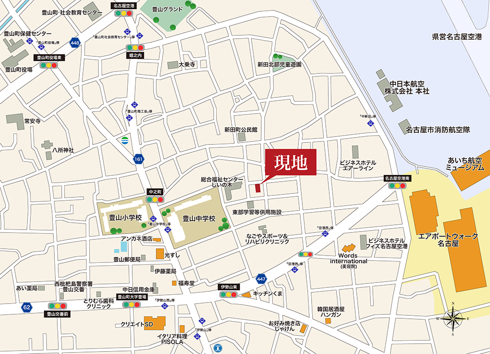 G-STYLE 豊場諏訪 現地案内図