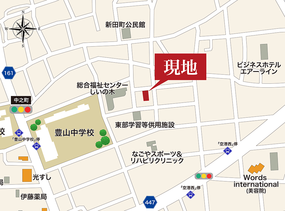 G-STYLE 豊場諏訪 現地案内図2