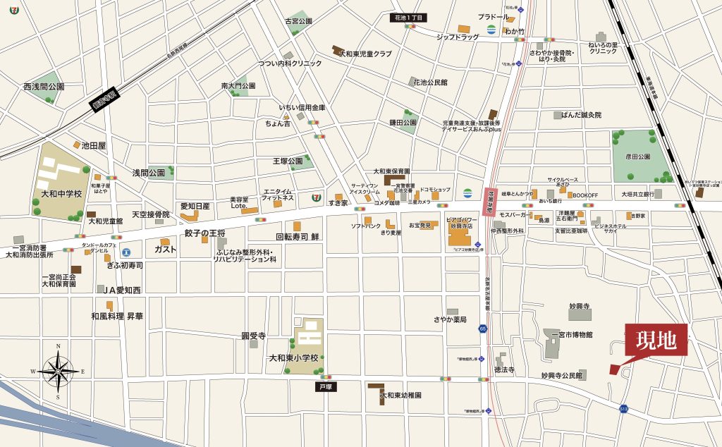 G-STYLE妙興寺駅南 Ⅱ 現地案内図