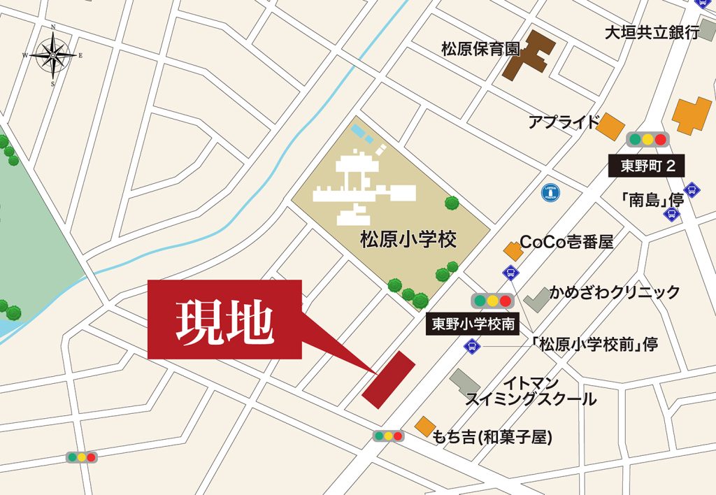 G-STYLE 松原小学校南 現地案内図2