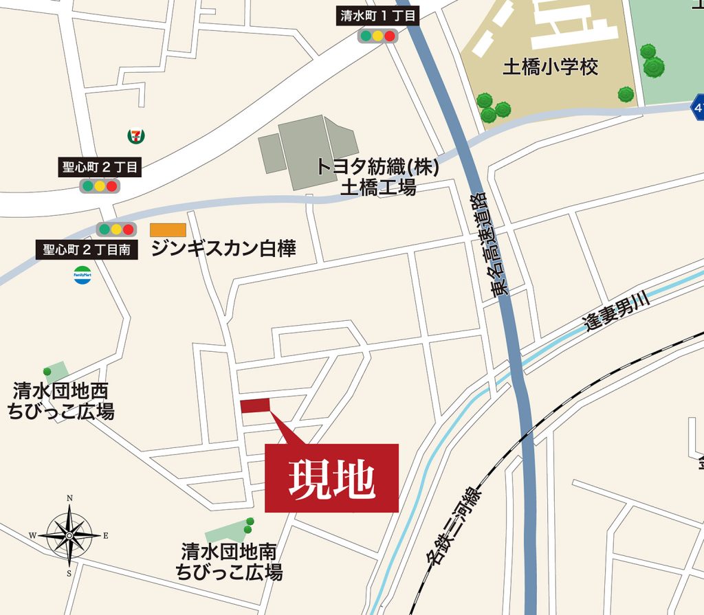 G-STYLE土橋駅西 現地案内図2