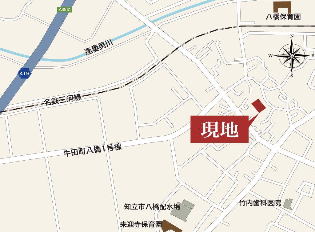 G-STYLE知立八橋-雅の杜- 現地案内図2
