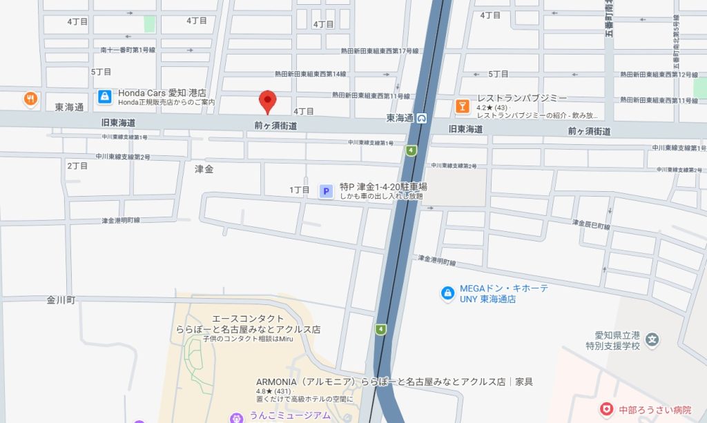 港区東海通四丁目 現地案内図